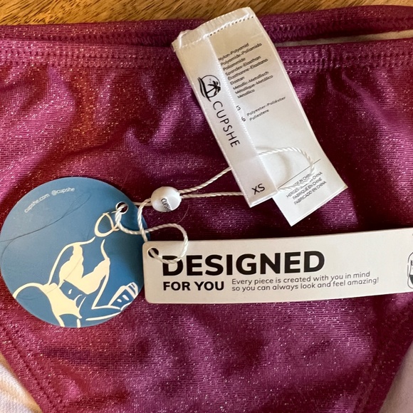 Cupshe Luminescent Wrap Front Bikini - Picture 6 of 9